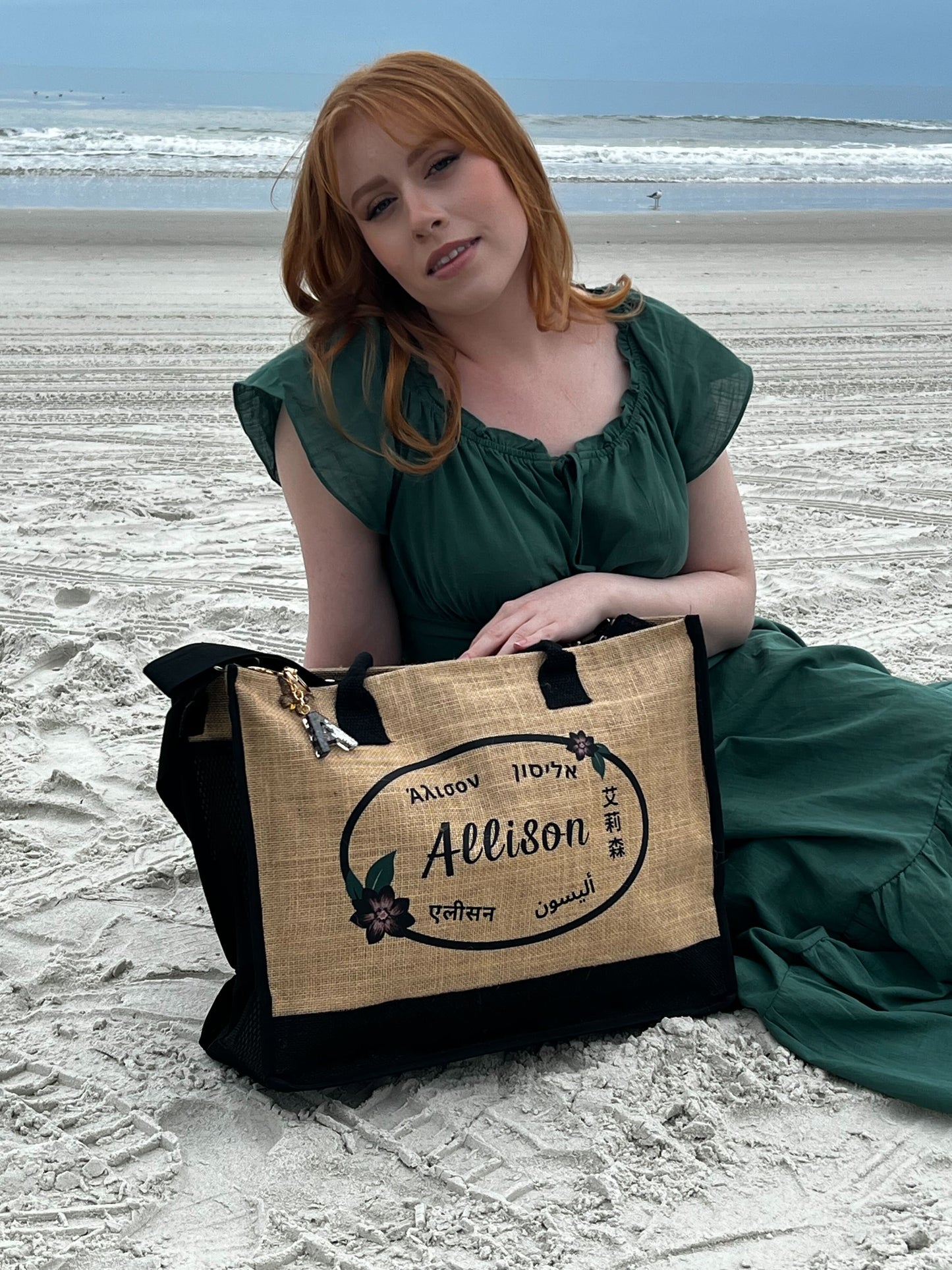 Unity in Every Language Personalized Jute Tote Bag